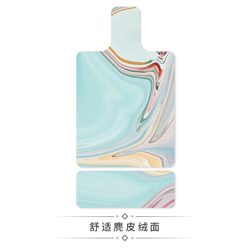 跨境专用麂皮绒普拉提核心床垫吸汗防滑健身垫耐磨pu橡胶瑜伽垫子|undefined