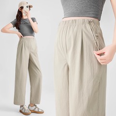 大きいサイズのマタニティパンツ、2025年春夏アウター、お腹を締め付けない薄手のハーレムパンツ、小柄な妊婦さん向けの新しいスタイル