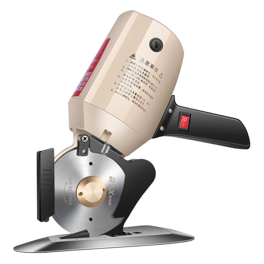 Машина для раскроя ткани, электрические ножницы для раскроя ткани, раскройная машина с круговым ножом, модель 100