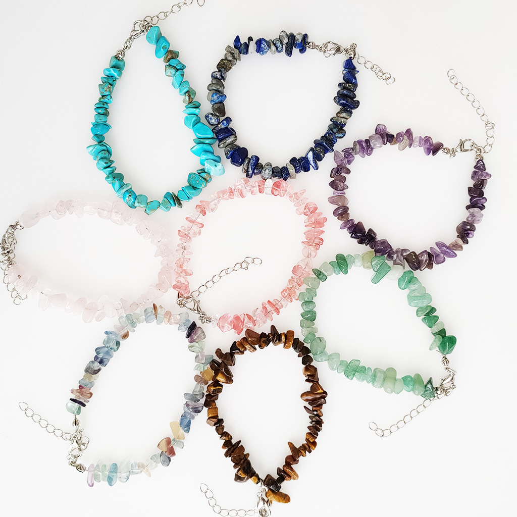 Daily Occasion Ethnic Style Geometric Alloy Natural Stone Natural Stone Bracelet In Bulk