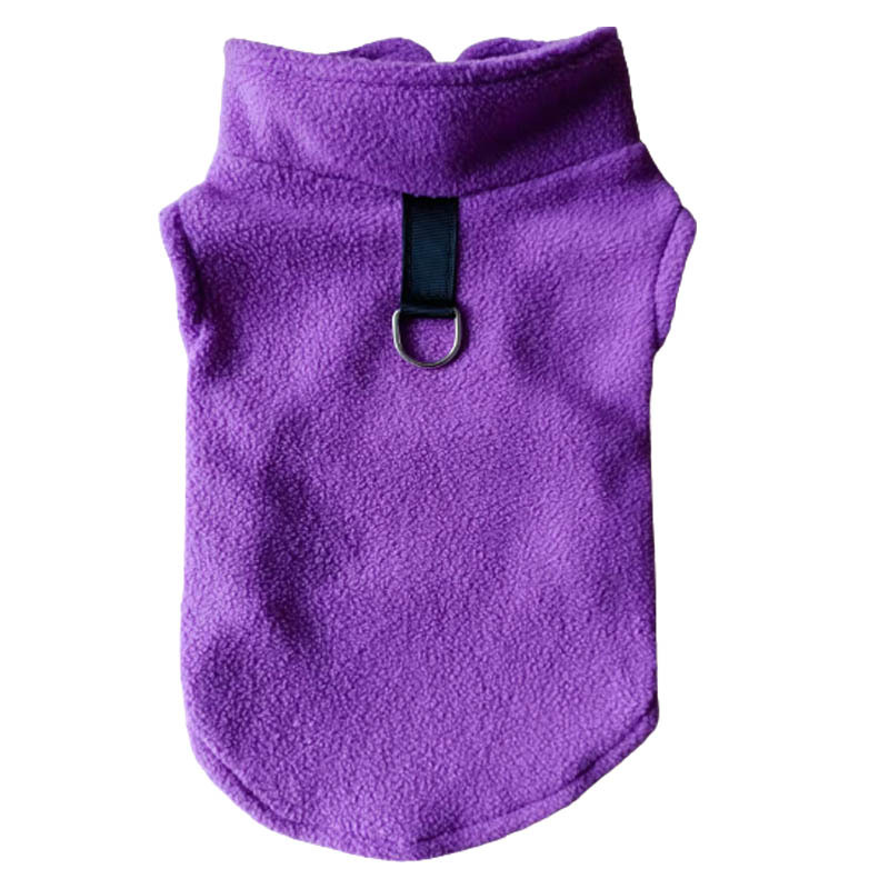Chaleco de Forro Polar para Perro, Ropa de Invierno Suave y Cálida, con Abertura para Arnés, Venta por Mayor image 17