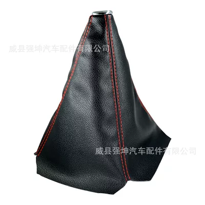 Cross-Border Amazon Car Modification Cab and accessories - black-leather-bright-head-red-line