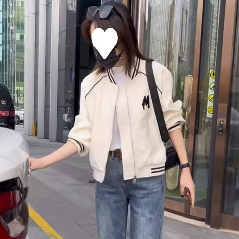 Короткий бейсбольный костюм куртка женская весна новый 2025 год