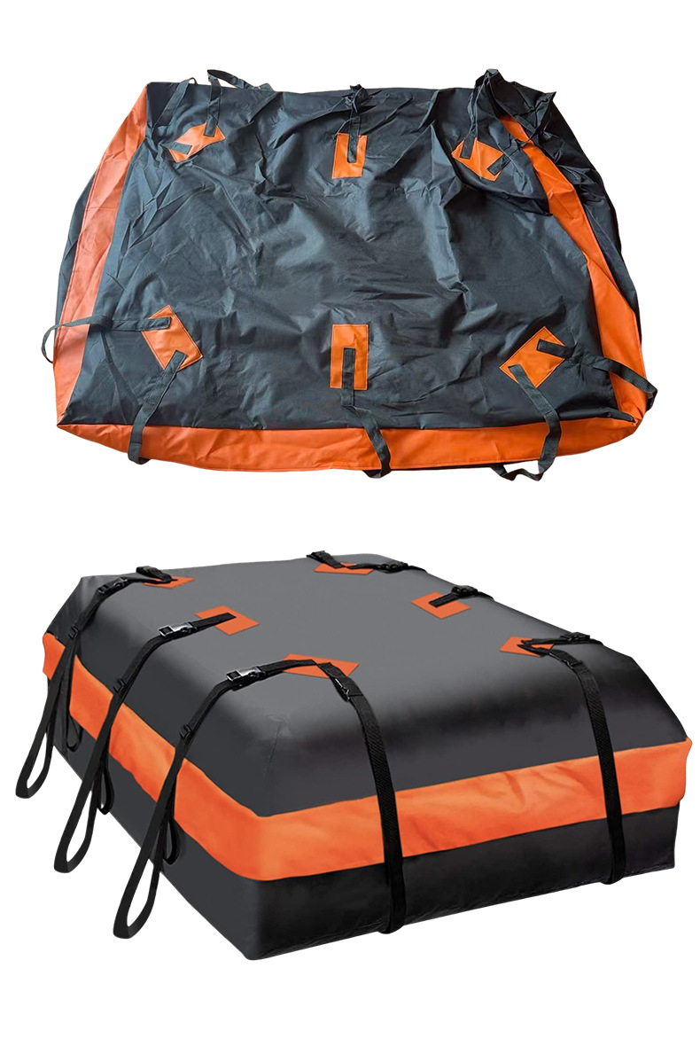 Car roof luggage bag, 600D waterproof and wear-resistant, suitable for all car models, car roof storage bag