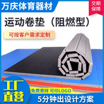 跆拳道垫XPE格斗搏击卷垫武术散打摔跤拳击运动地垫蹦极防护垫子