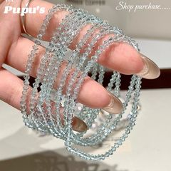 Liangbai Kai フラッシュ Shijia クリスタル手作りビーズブレスレット親友古代スタイルブレスレット超薄型ブレスレットアクセサリー