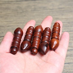 Lightning strike jujube wood Wenchang pen accessories pendant Taoist magic weapon portable accessories old material dark finely carved handmade