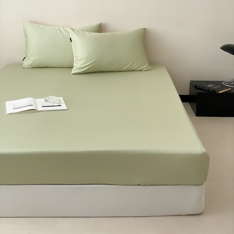 Five-Star Hotel Class a 100S Long-Staple Cotton Fitted Sheet Cover Pure Cotton Bed Cover All-Inclusive Mattress Protector Bed Cover Cover