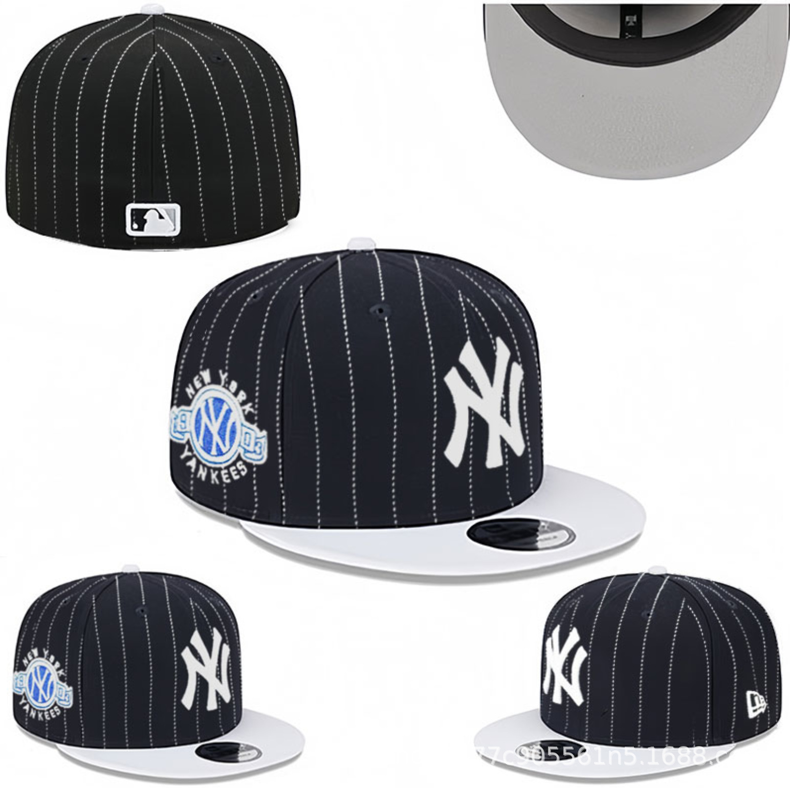 Nueva gorra de béisbol de LA con visera plana, gorra deportiva informal de estilo hip-hop cerrada, gorra de talla moderna de estilo coreano, gorra unisex bordada.