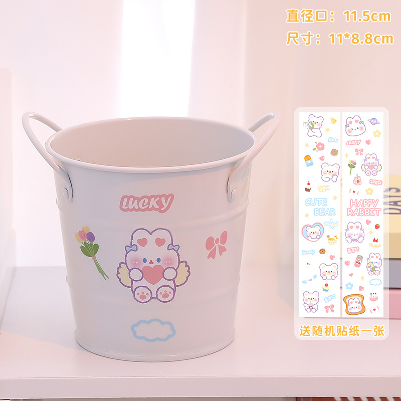 Titular de la pluma creativa DIY escritorio caja de almacenamiento chica corazón niños chica estudiante de gran capacidad simple titular de la pluma al por mayor