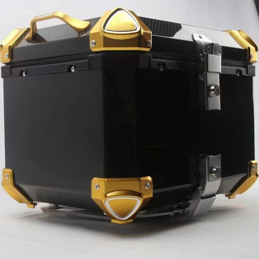 45L - 6K fibra de carbono (CNC gran ángulo de envoltura) pedales antideslizantes de motocicleta amortiguador y protección de choque proceso CNC