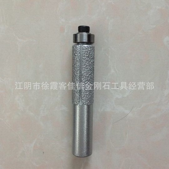 钎焊大理石刀头用于台面加工带轴承的直刀修边刀