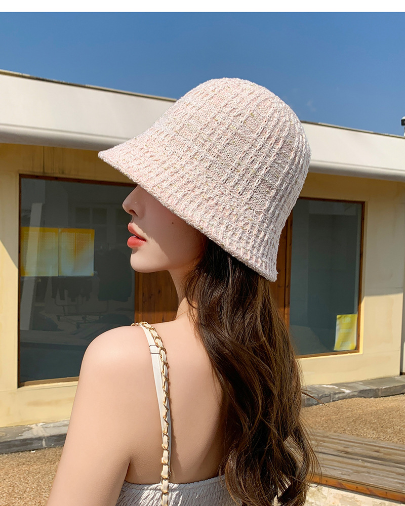 Women's Elegant Lady Simple Style Solid Color Wide Eaves Bucket Hat display picture 3