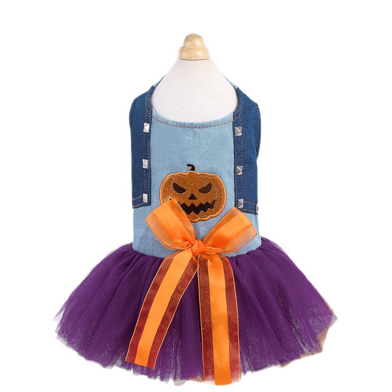 Otoño y invierno Halloween ropa de mascotas ropa de perro ropa de gato ropa de ropa casual ropa de calabaza curiosa image 5