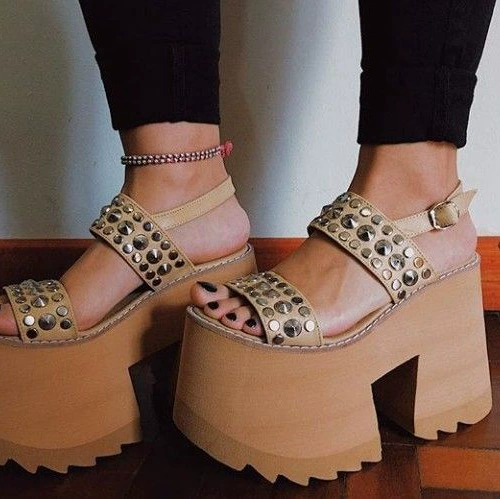 Туфли из кекса Lolita Punk Dark Cosplay Lolita Shoes Boots Летние сандалии