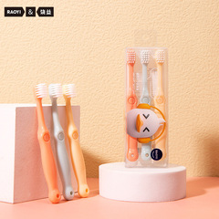 Children's Toothbrush 3-Pack, 2-5 Years, Candy Color Cute Baby Infant Soft Brush Manufacturer Wholesale