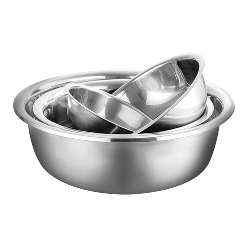 Extra large 304 stainless steel basin food grade thickened home kitchen vegetable basin basin laundry basin basin round basin