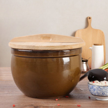 小水缸家用储水带盖陶瓷缸老式厨房酿米酒发酵瓦缸泡酸菜腌咸菜缸