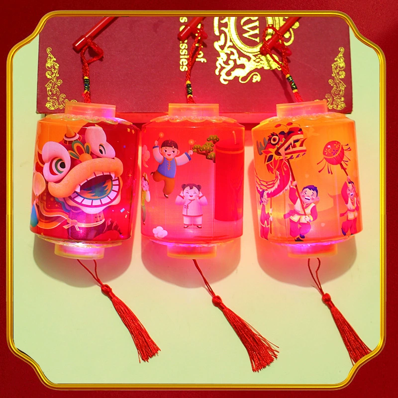 Handheld colorful flashlight, decorations, the year of the Rabbit, Birthday gift, wholesale