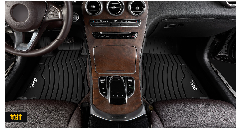 3W Full TPE Floor Mats For Mercedes-Benz C260L E300L GLA200 GLC260 CLACLS GT