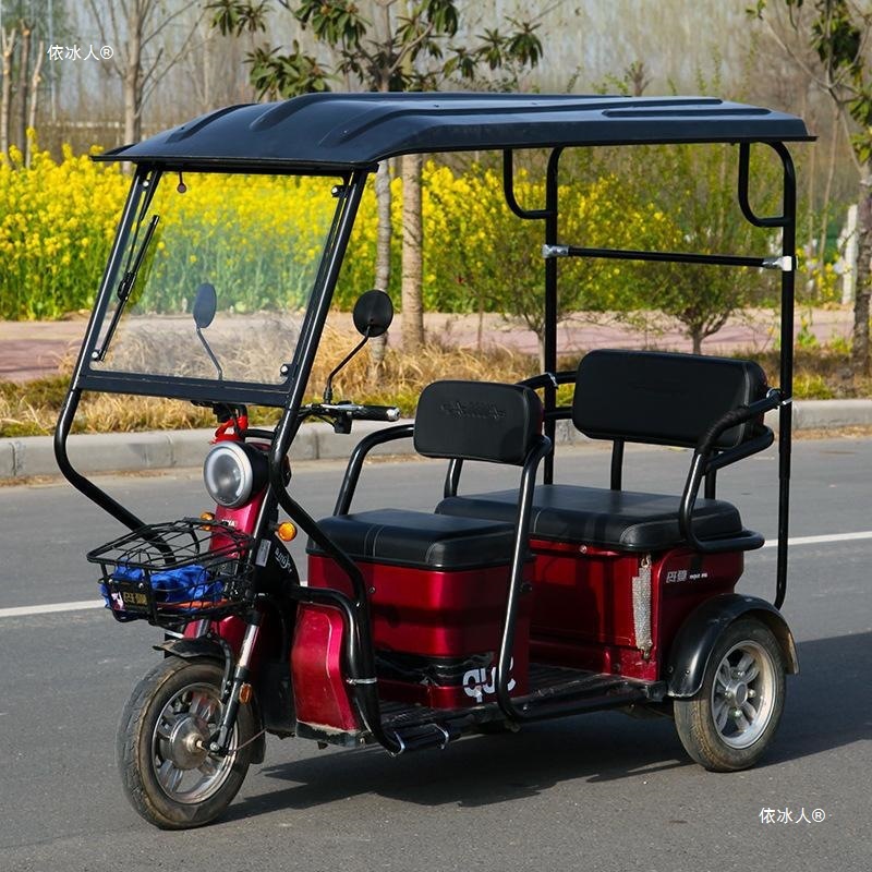 電動三輪車カーポート防雨シェードカバー厚みのある透明なカーポート密閉型小型バス小型レジャー|undefined