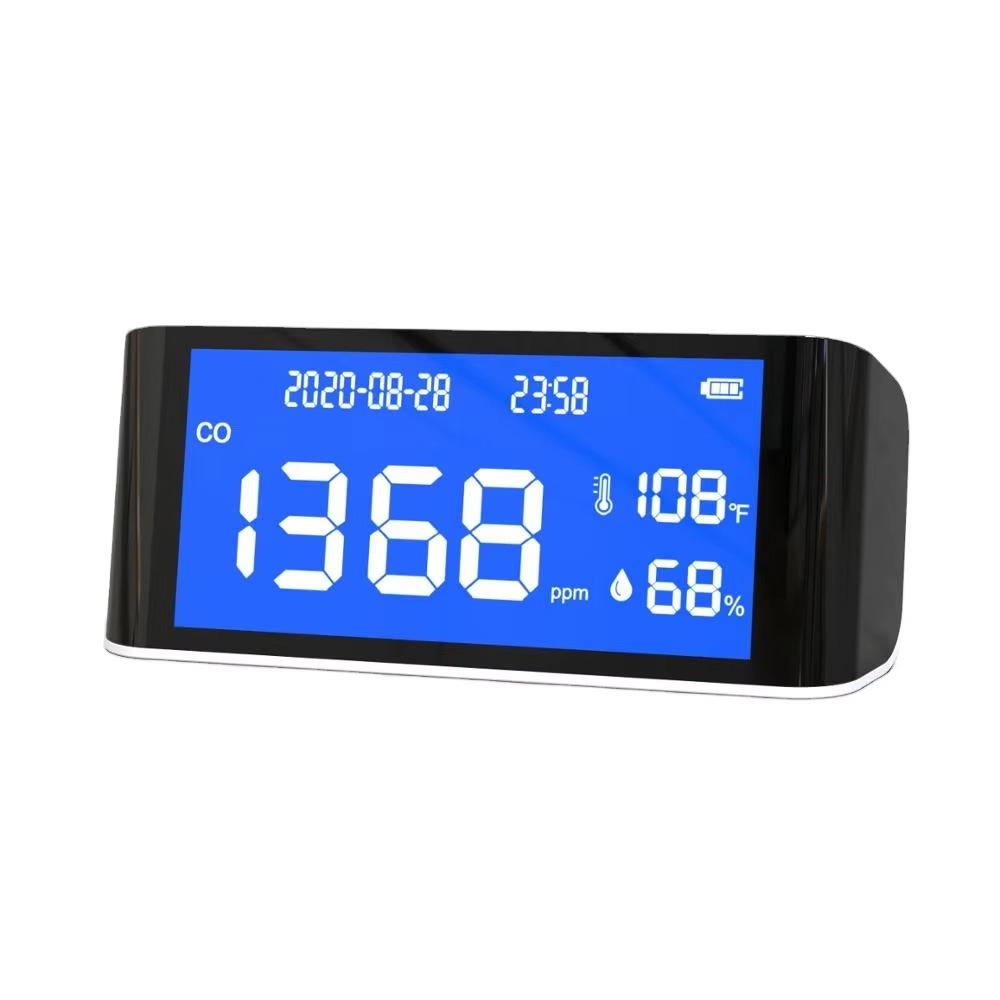 一氧化碳报警器co检测仪跨境台式家用空气质量测试高灵敏燃气防火