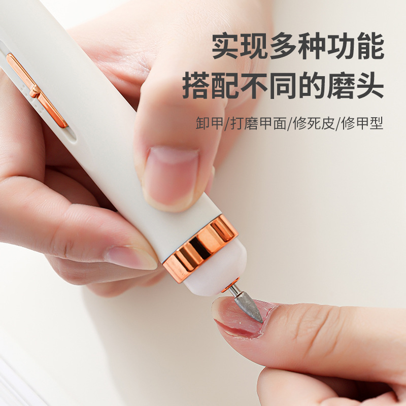 Handheld Mini Electric Nail Grinder Small Tool Nail Remover Portable Nail Clipper and Grinder