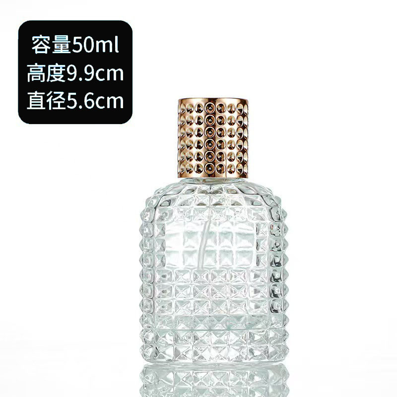 Botella de perfume de 50ml10; modelo de imagen; vidrio