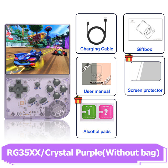 RG35XX consola de juegos portátil 2024 mini arcade retro portátil Game Box portátil de código abierto Linux