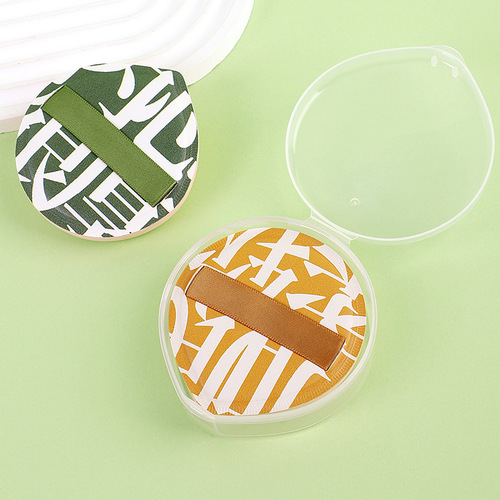 Lafa 100 points marshmallow powder puff for wet and dry use XL large thickened non-eating air cushion puff with storage box