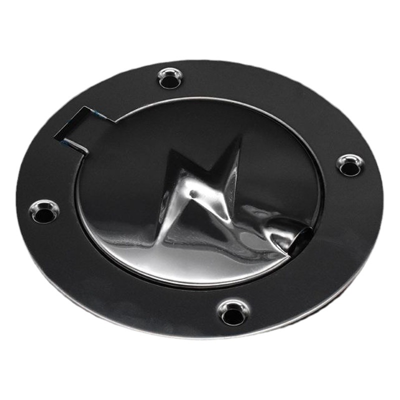 Cuatro ruedas vehículo tanque de combustible cubierta protectora batería triciclo eléctrico cubierta de carga cubierta cerrada de cuatro ruedas puerto de carga de acero inoxidable