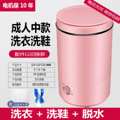 新款洗鞋机家用小型迷你半全自动神器带甩干脱水专用洗衣机刷鞋机
