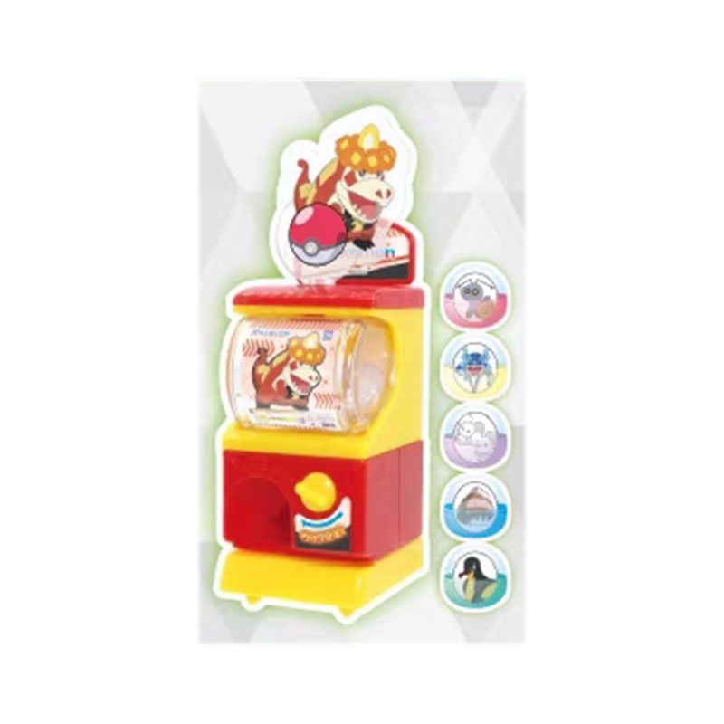 スポット 日本 TOMY 正規品 ガシャポン ポケモン専用 ミニガシャポンマシン 白黒バトルミニチュア|undefined