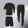 Long-sleeve, trousers, shorts, set, 3 piece set
