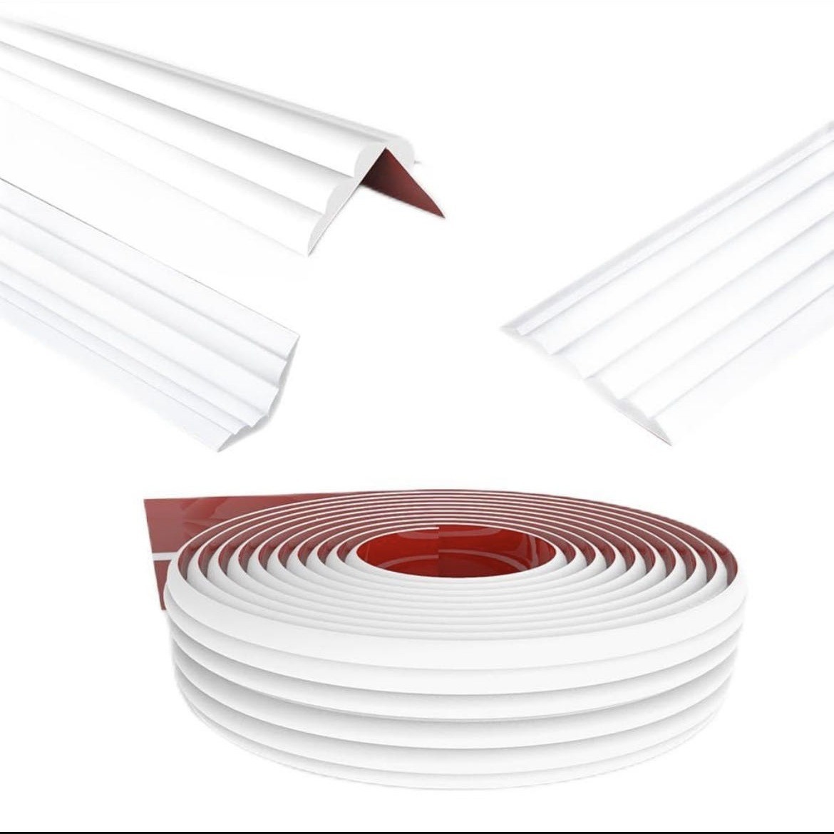 Tpe Self-Adhesive Corner Stickers, Children's Anti-Collision Strips, Corner Protection Strips, Soft Wall Corner Protectors, Self-Adhesive Table Edge Wraps