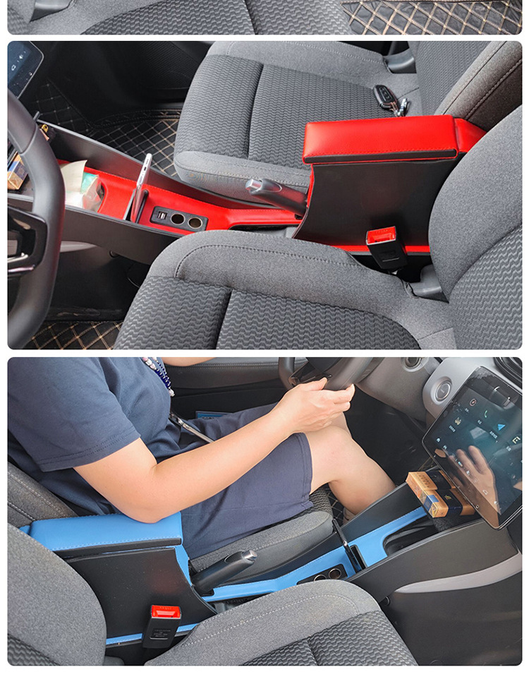 Applicable to zero running T03 armrest box T03 special car central armrest box multifunctional storage box modification storage box