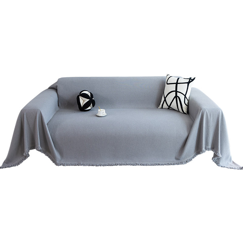 2024 nuevo sofá de peluche impermeable toalla de tela antideslizante cuatro estaciones anti-gato universal cubierta de sofá todo incluido
