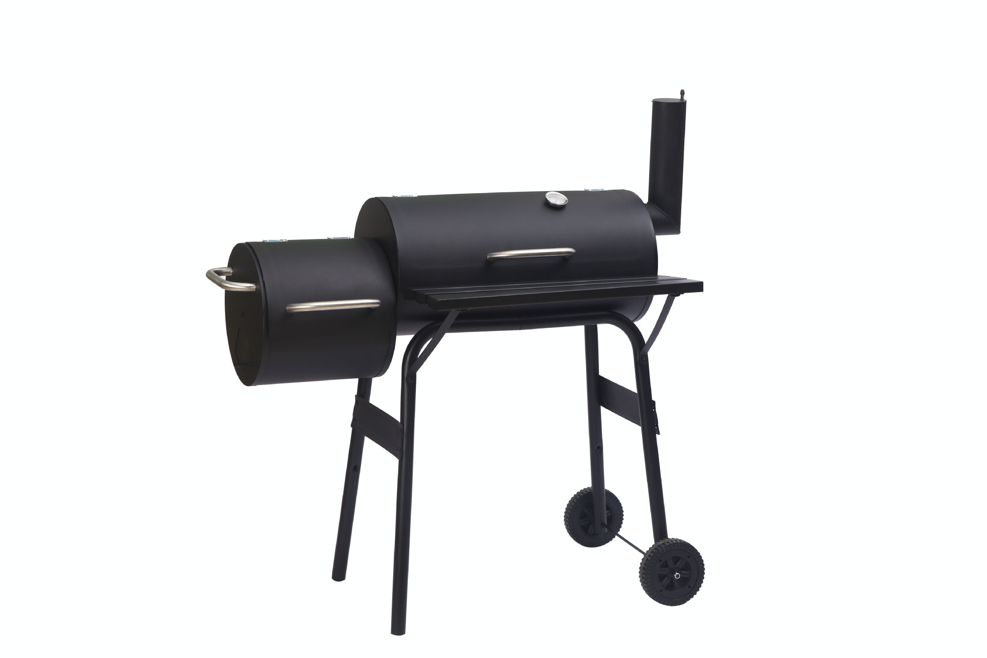 Soy una fábrica pequeña niño-madre estufa de barril redondo doble barril estufa de barbacoa niño-madre parrilla de barbacoa parrilla grande