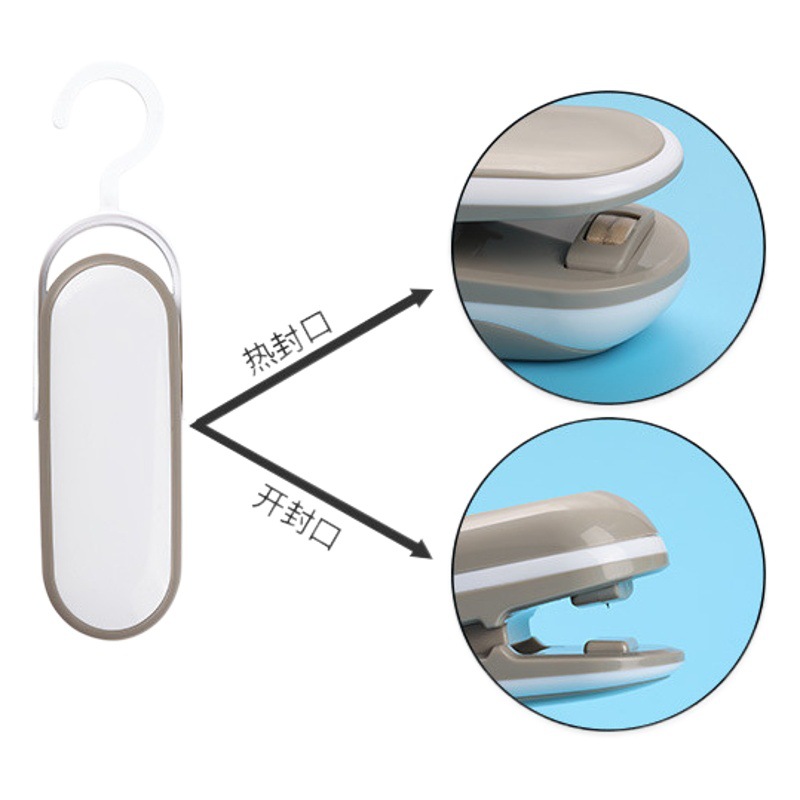 Prensa de plástico máquina de sellado clip de sellado portátil máquina de sellado bolsa de alimentos sellado
