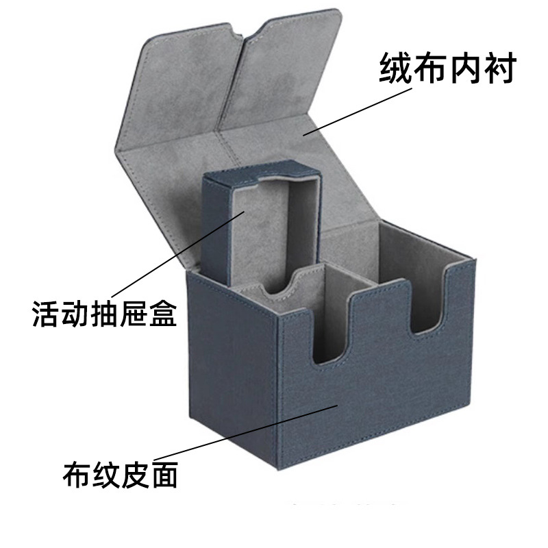 TOKEN comandante cubierta caja de tarjetas caja de almacenamiento tarjeta CCG colección caja de cajones tarjeta para padres e hijos juego caja de acabado