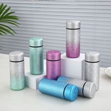 口袋杯覆钛高颜值保温杯冰花户外家用便携小巧轻奢保温杯厂家直供