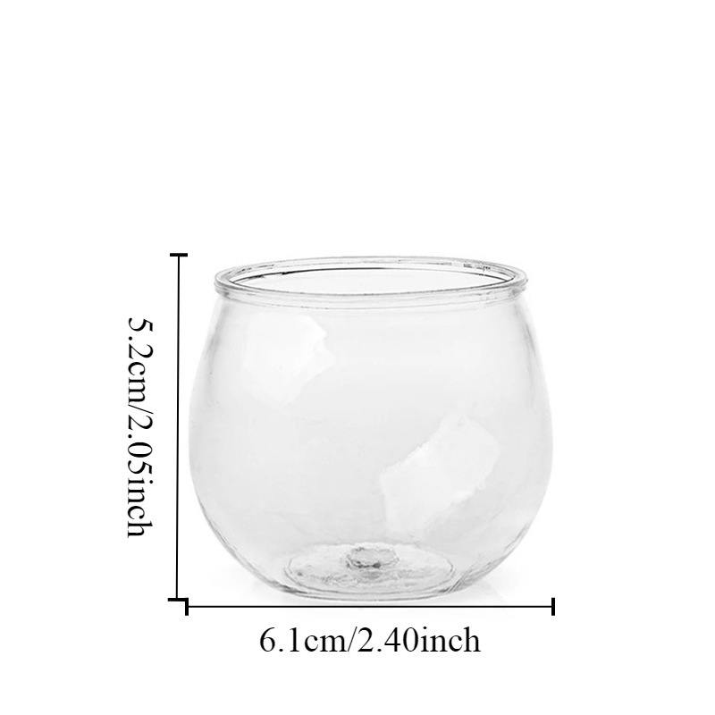 スノーボールカップ、プリンカップ、厚みのある落下防止ケーキ、アイスクリーム、クリームの小さな丸いカップ、落下防止強化、卸売クロスボーダー限定|undefined