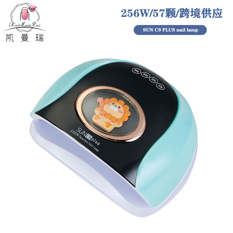 256w luz de manicura de alta potencia LED inteligente manicura luz de horno UV manicura luz de horno encantadora muñeca luz de fototerapia transfronteriza