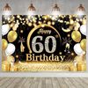 Happy 60th Birthday Backdrop Background Banner For Man Woman|ms