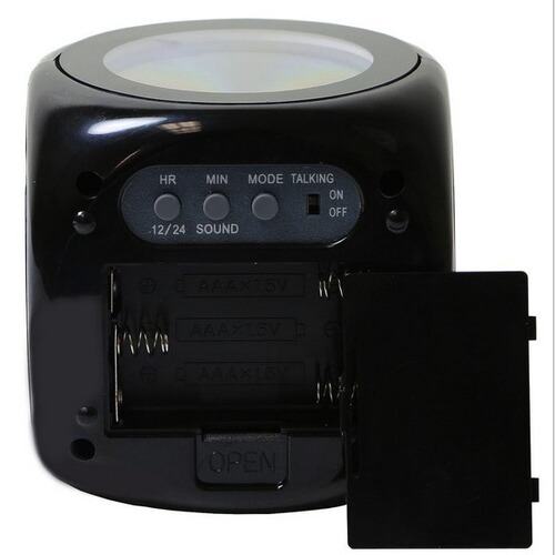 New Multifunction Projector Alarm Clock LED Projector Clock Voice Alarm Clock