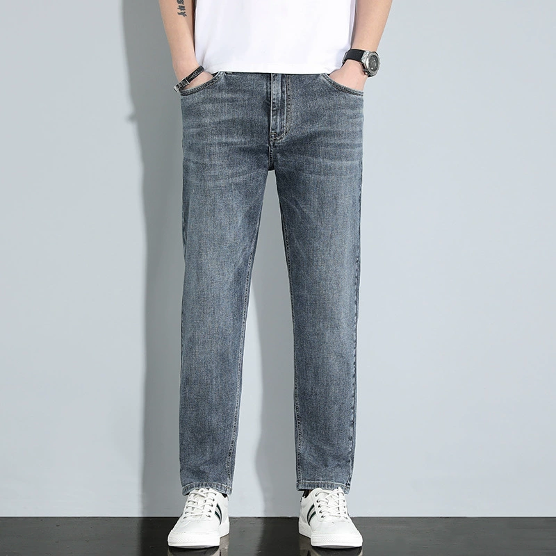 Модные джинсы тренд, Slim Fit, для подростков, корейский стиль