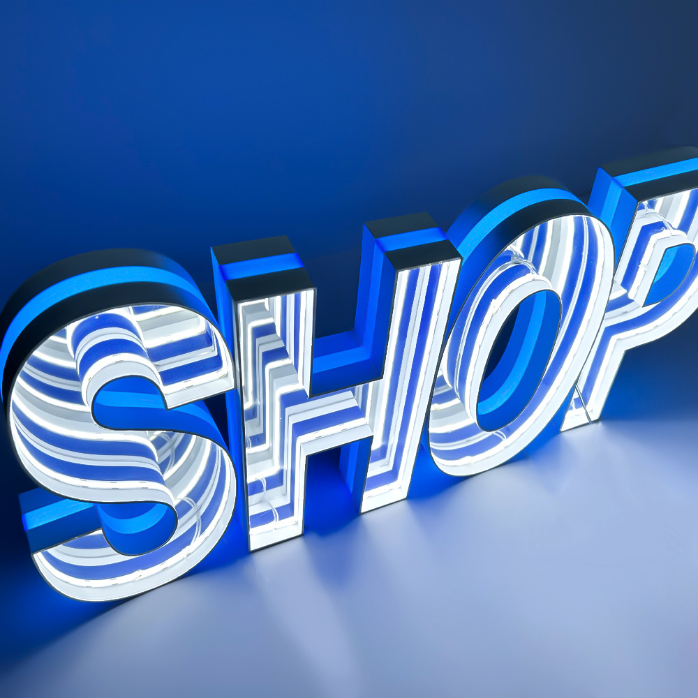 千层镜发光字、深渊字