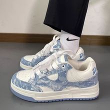 ins国潮休闲小白鞋小众原创男女新款板鞋情侣校园学生百搭运动鞋