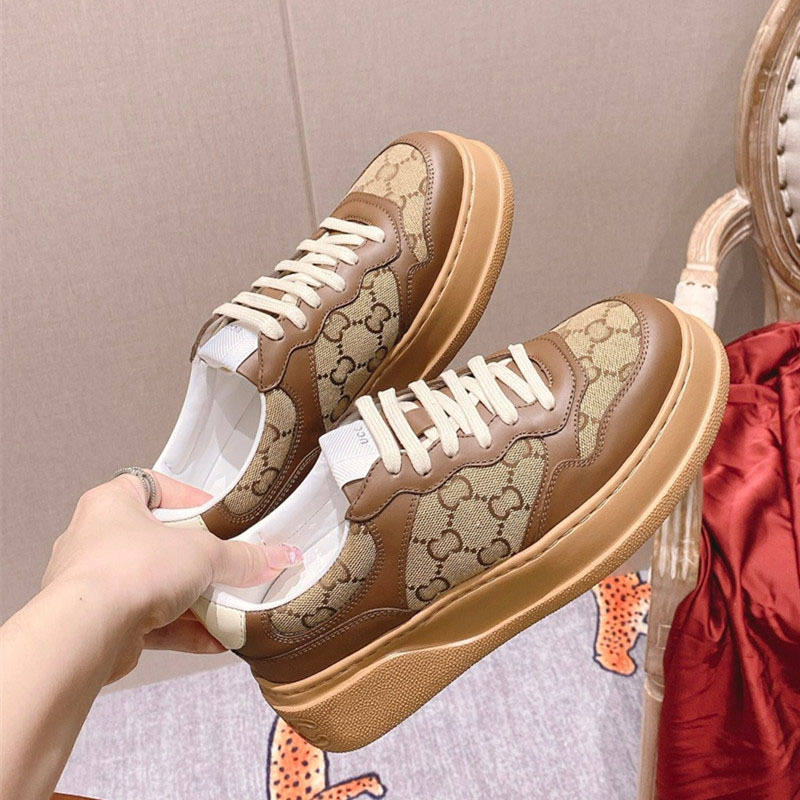 G family 2023 spring new thick-soled increased biscuit shoes versatile casual sports leather round white shoes women G family 2023 spring new thick-soled increased biscuit shoes versatile casual sports leather round white shoes women
