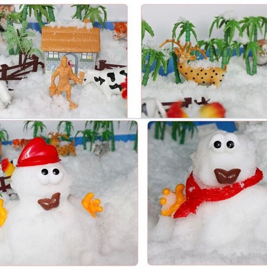 人造雪户外抗晒型 水变雪 仿真雪雪景DIY人造雪仿真雪地水变雪